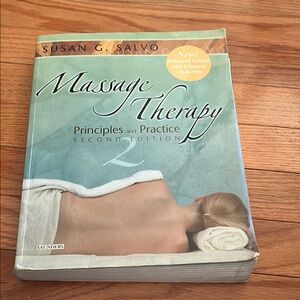 Massage Therapy Principles and Practice Book Susan salvo 2nd second edition used